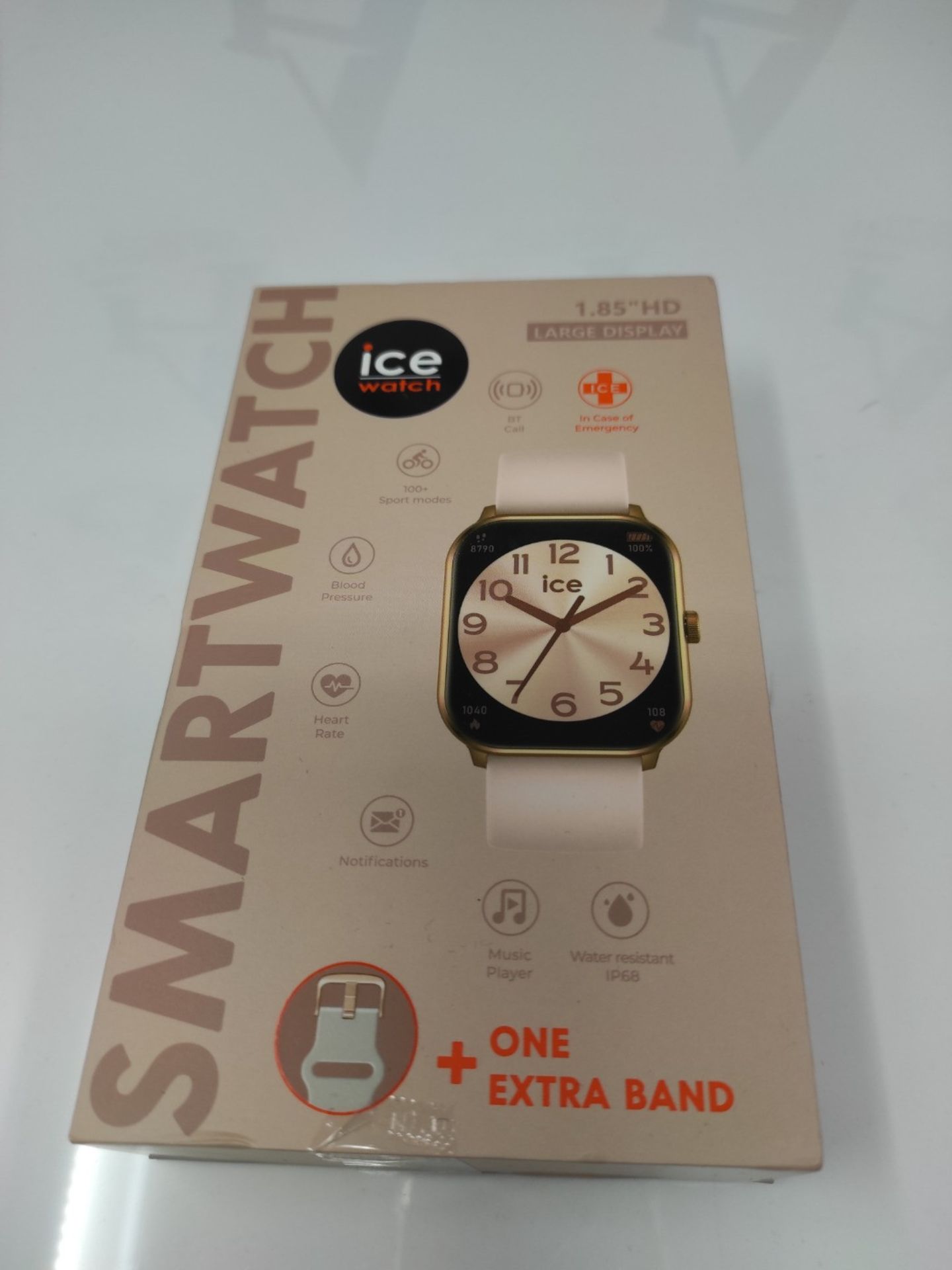 RRP £96.00 ICE-WATCH - Ice Smart Rose Gold Nude Pink - Rose Gold Connected Watch for Women with S - Image 3 of 3