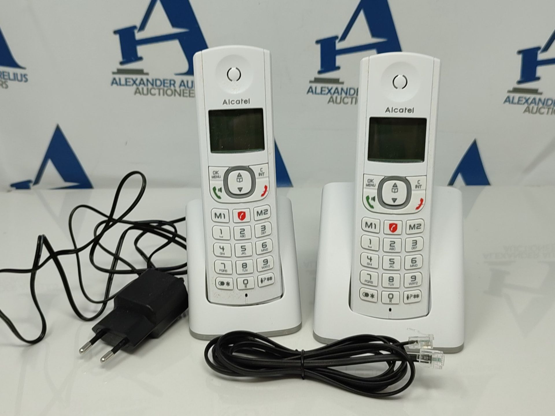 Alcatel F530 Duo, cordless phone with 2 handsets, call blocking, hands-free and two di - Image 2 of 2