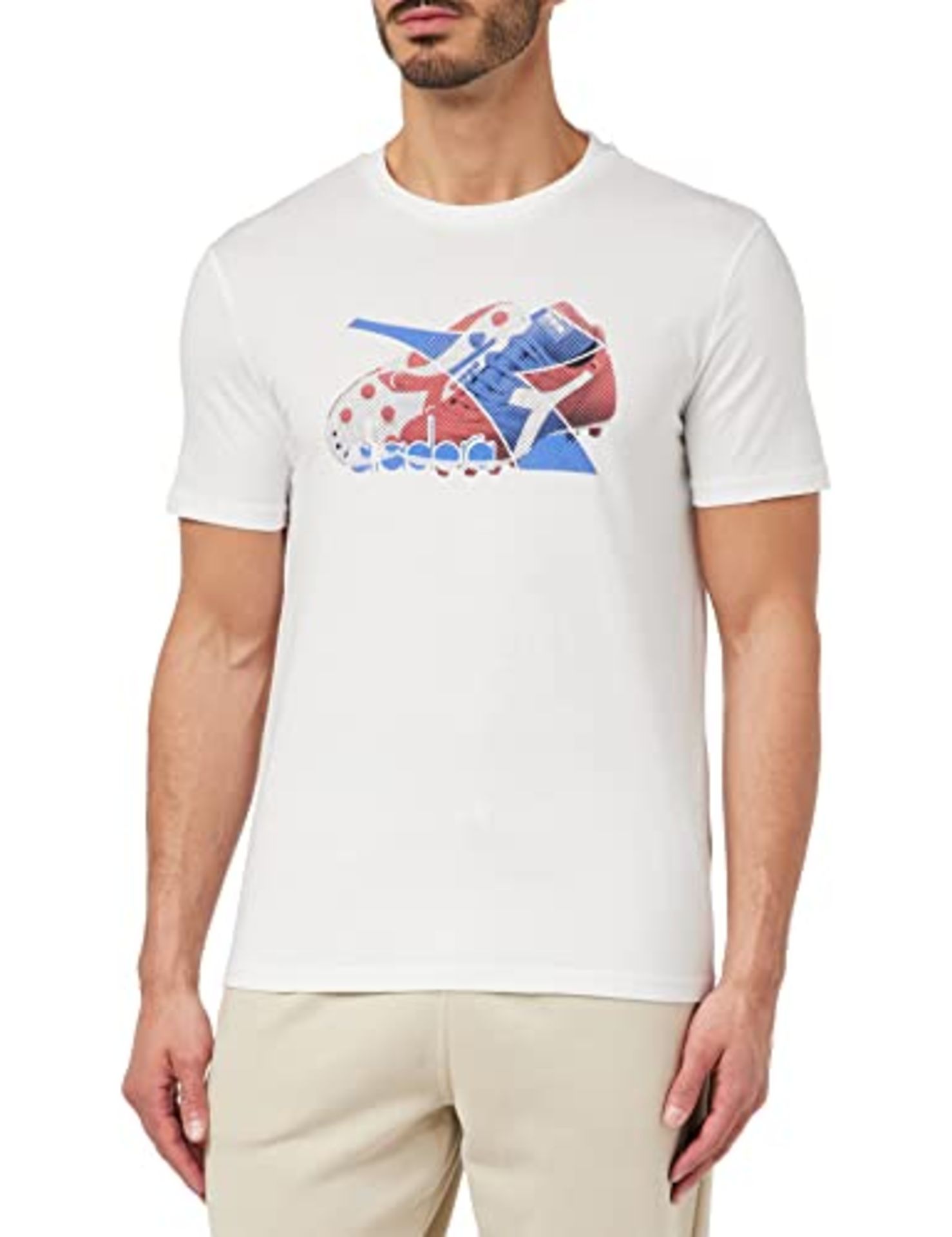 Diadora T-Shirt SS Archive, Optical White, 3XL Men