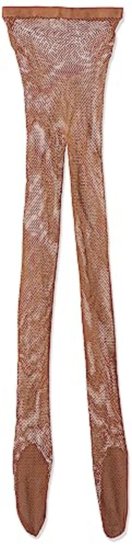 Capezio Women's Professional Fishnet Seamless Tight Stockings, Suntan, Medium/High