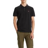 Levi's Housemark Polo T-Shirt for Men, Mineral Black, L