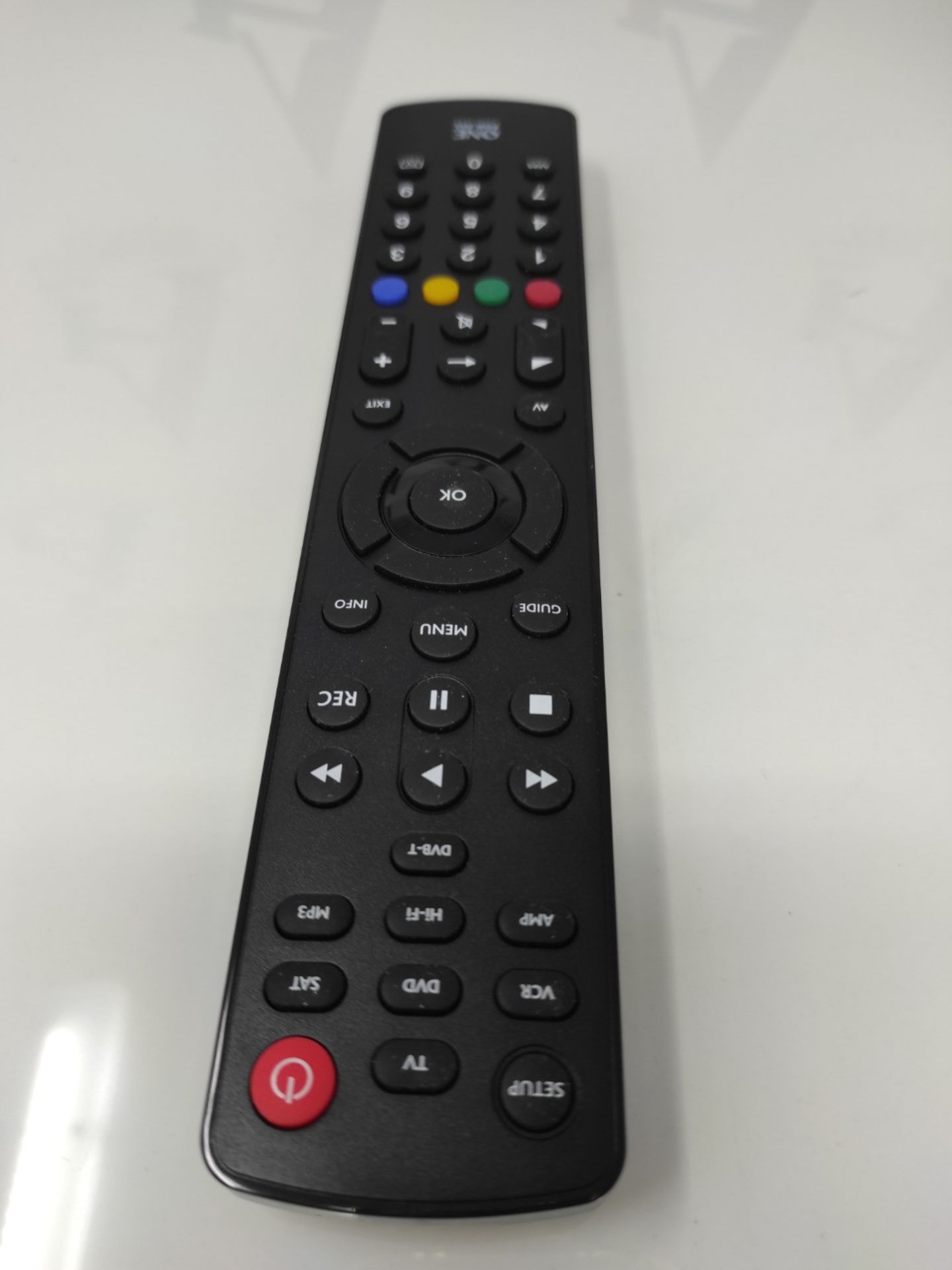 One For All URC1280 - Contour 8 - Universal remote control to control 8 devices - blac - Image 3 of 3