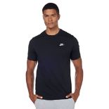 Nike M NSW Club Tee, Men's T-Shirt, Black White, XL