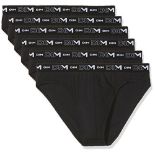 Pack of 6 Cotton Stretch Comfort X6 Slips, Black, 3XL Men (Pack of 6)