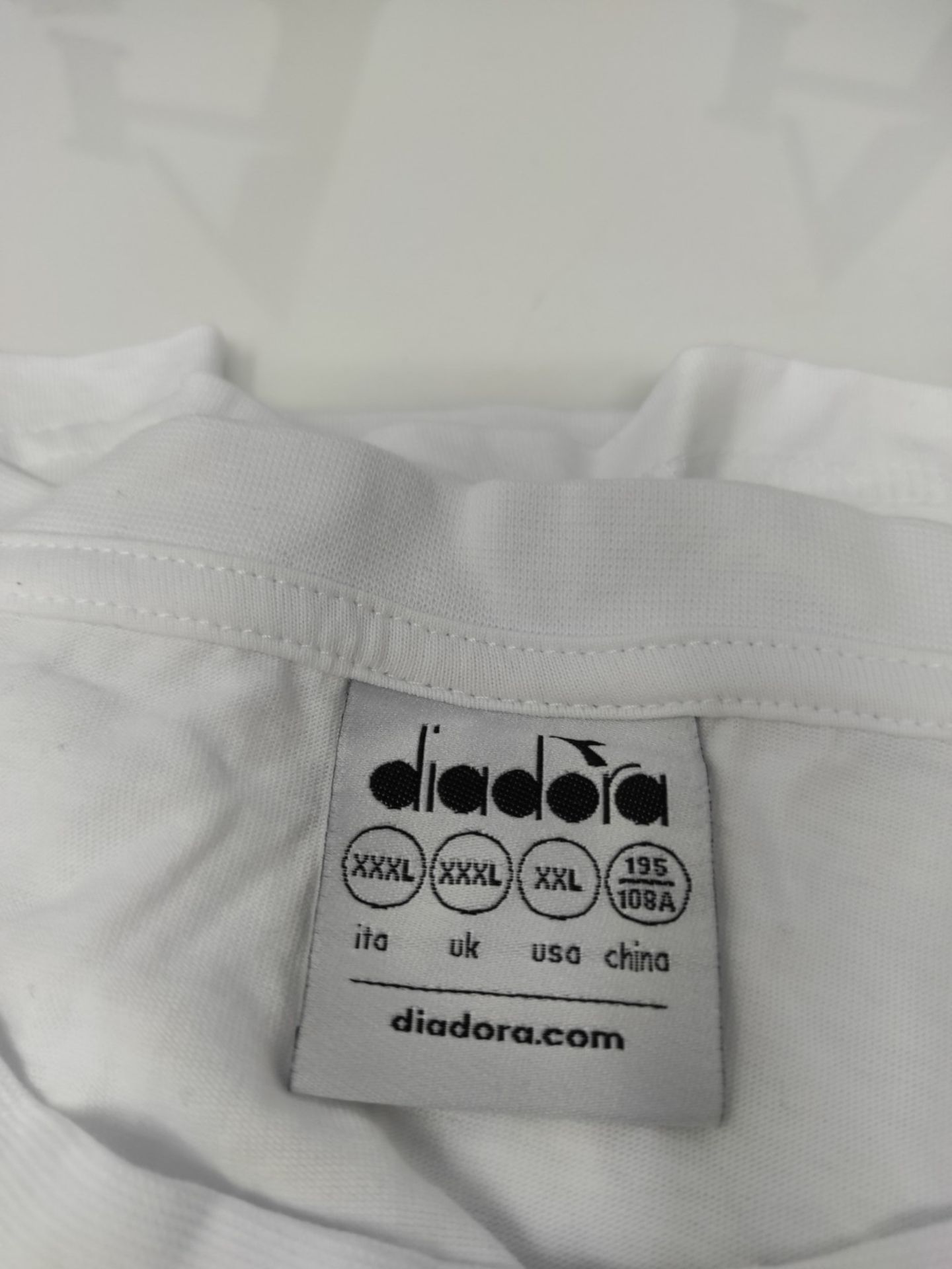 Diadora T-Shirt SS Archive, Optical White, 3XL Men - Image 3 of 3