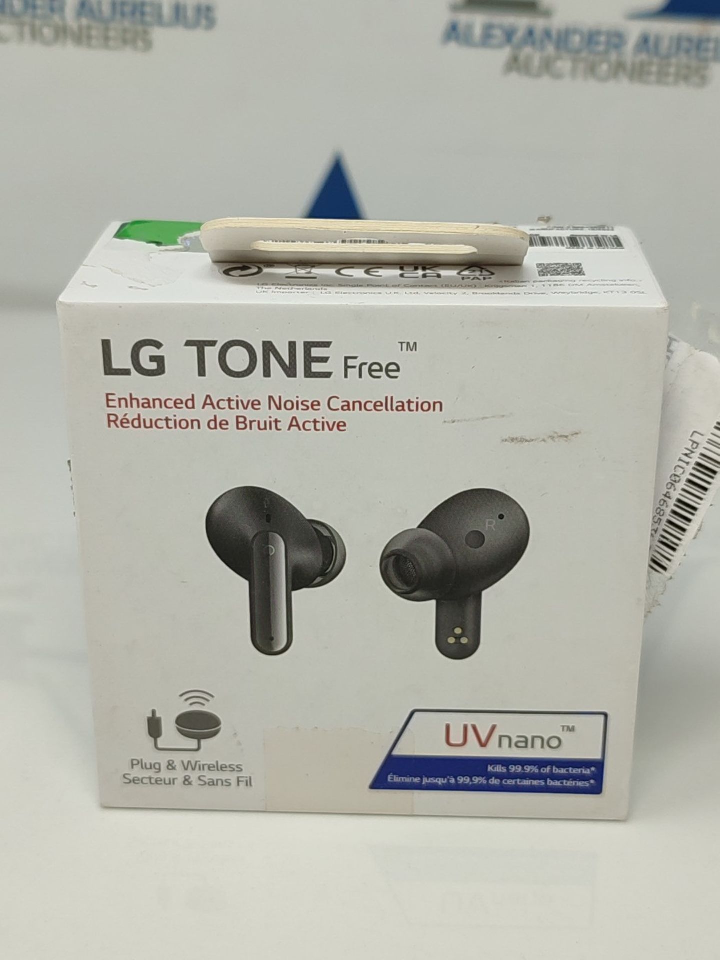 RRP £94.00 LG Tone-FP9 Bluetooth headphones, wireless, in-ear, sound, black, Bluetooth 5.2, wirel - Image 2 of 3