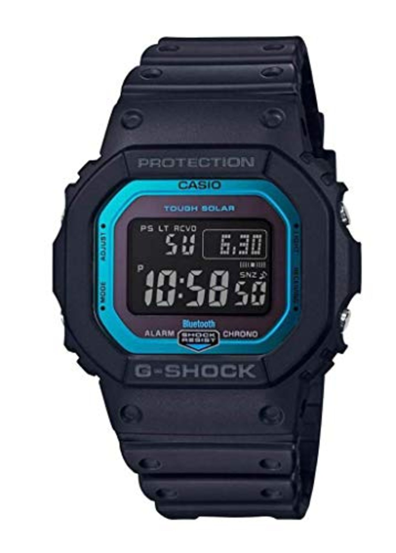 RRP £111.00 CASIO Herren Digital Quarz Uhr mit Resin Armband GW-B5600-2ER