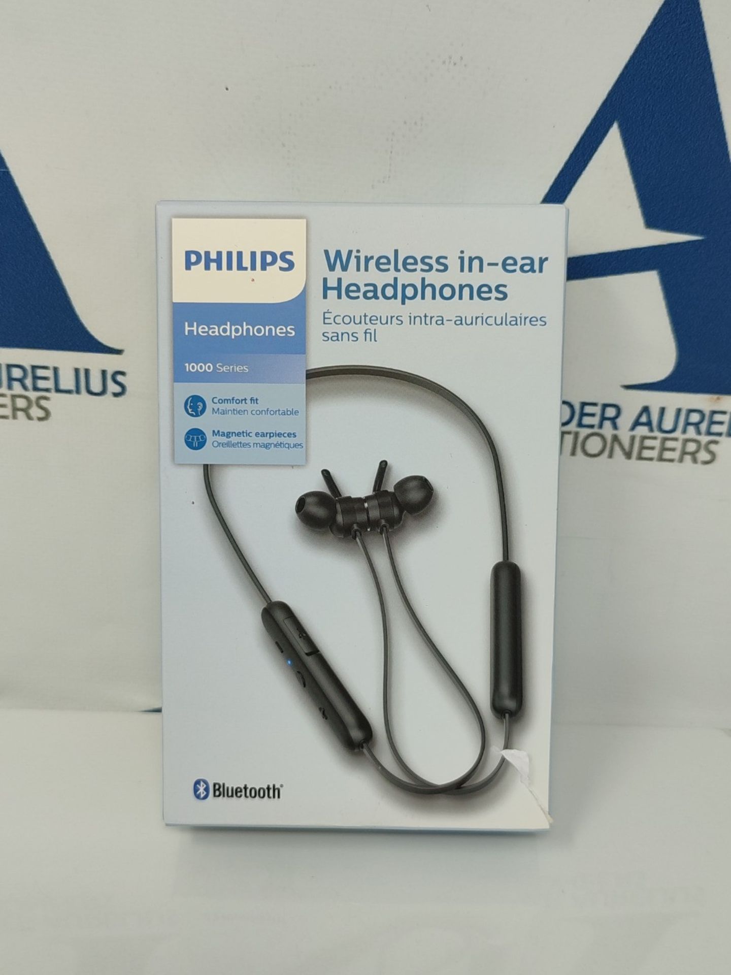 Philips In Ear Bluetooth Headphones E1205BK/00 with Microphone (Inline Remote, Echo Ca - Image 2 of 3