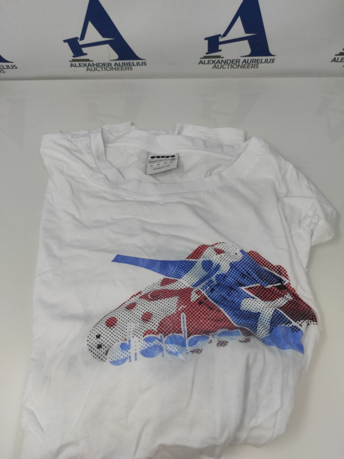 Diadora T-Shirt SS Archive, Optical White, 3XL Men - Image 2 of 3