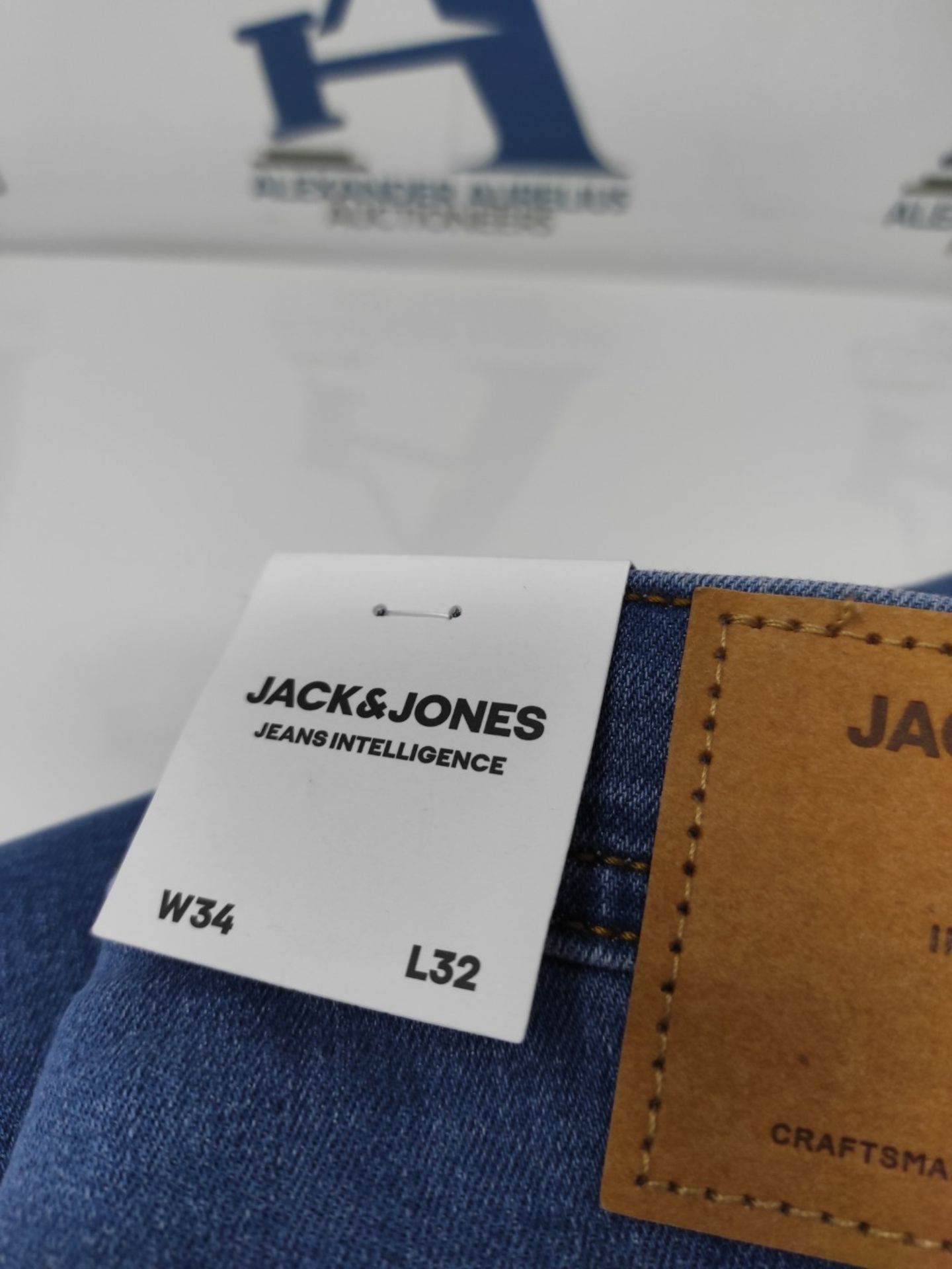 JACK & JONES Jjiglenn Jjoriginal Am 815 Noos, Jeans, Blue Denim, 34W / 32L - Image 3 of 3