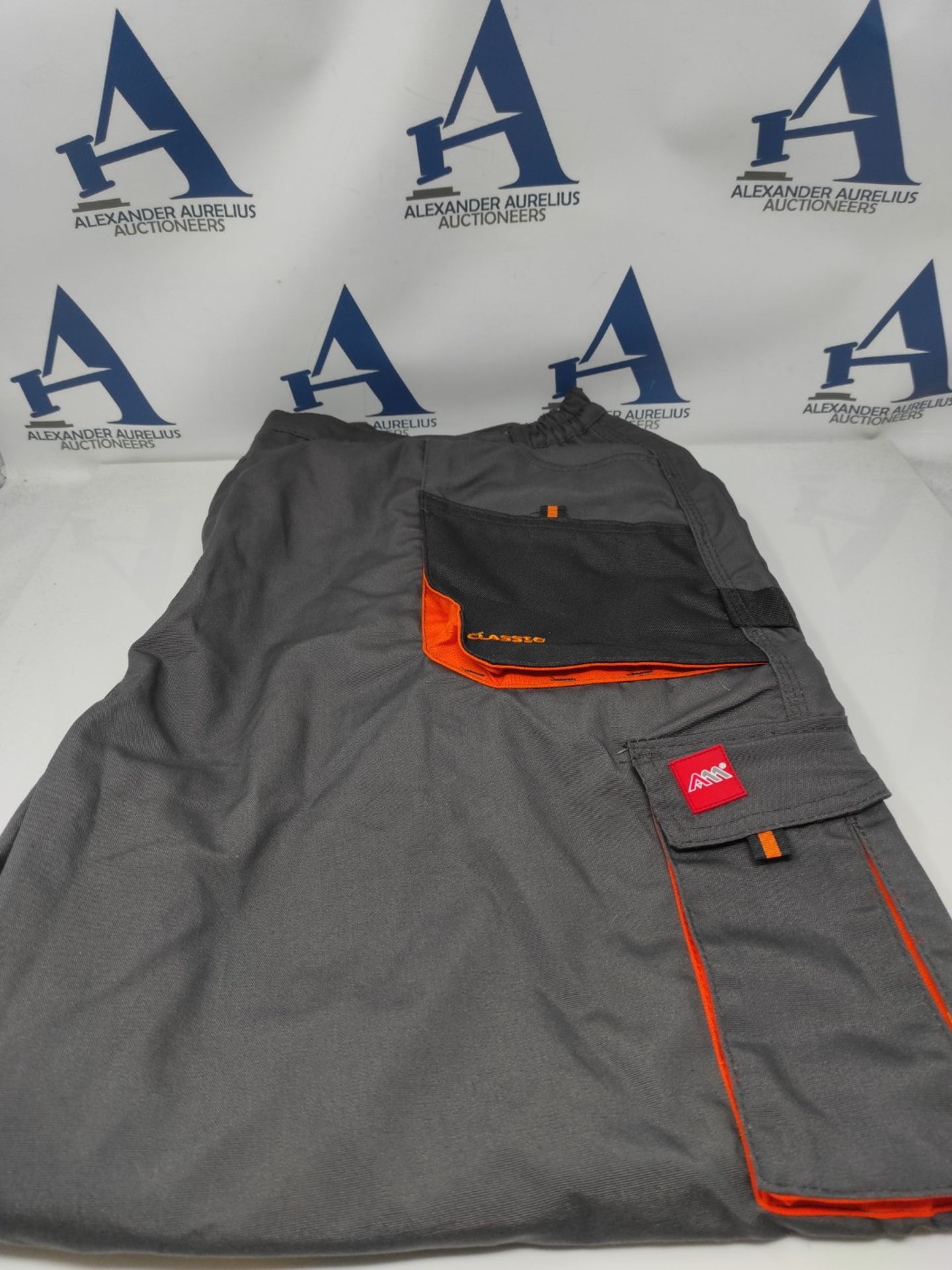 ART.MAS Multifunction work trousers, 270 g/m2, Classic Graphite/orange 60 - Image 2 of 3