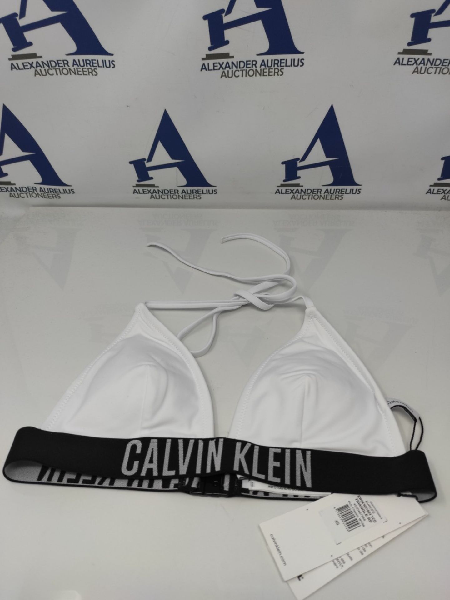 Calvin Klein Women's Padded Triangle Bikini Top, White (PVH Classic White), XS - Image 2 of 3