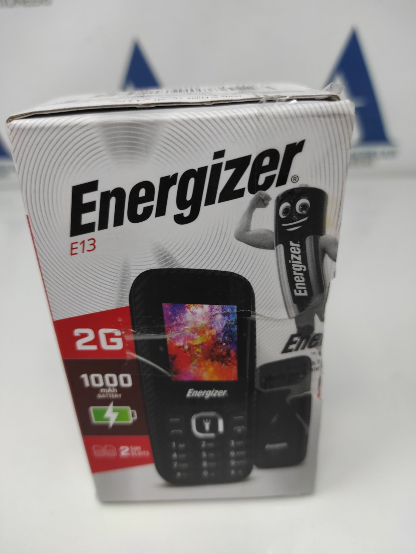 Energizer - Mobile E13-2G - Dual Sim Mobile Phone - Black - Mini SIM - Torch - Image 2 of 3