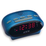 Ices ICR-210 Clock Blue- radios (Clock, LED, FM, PLL)