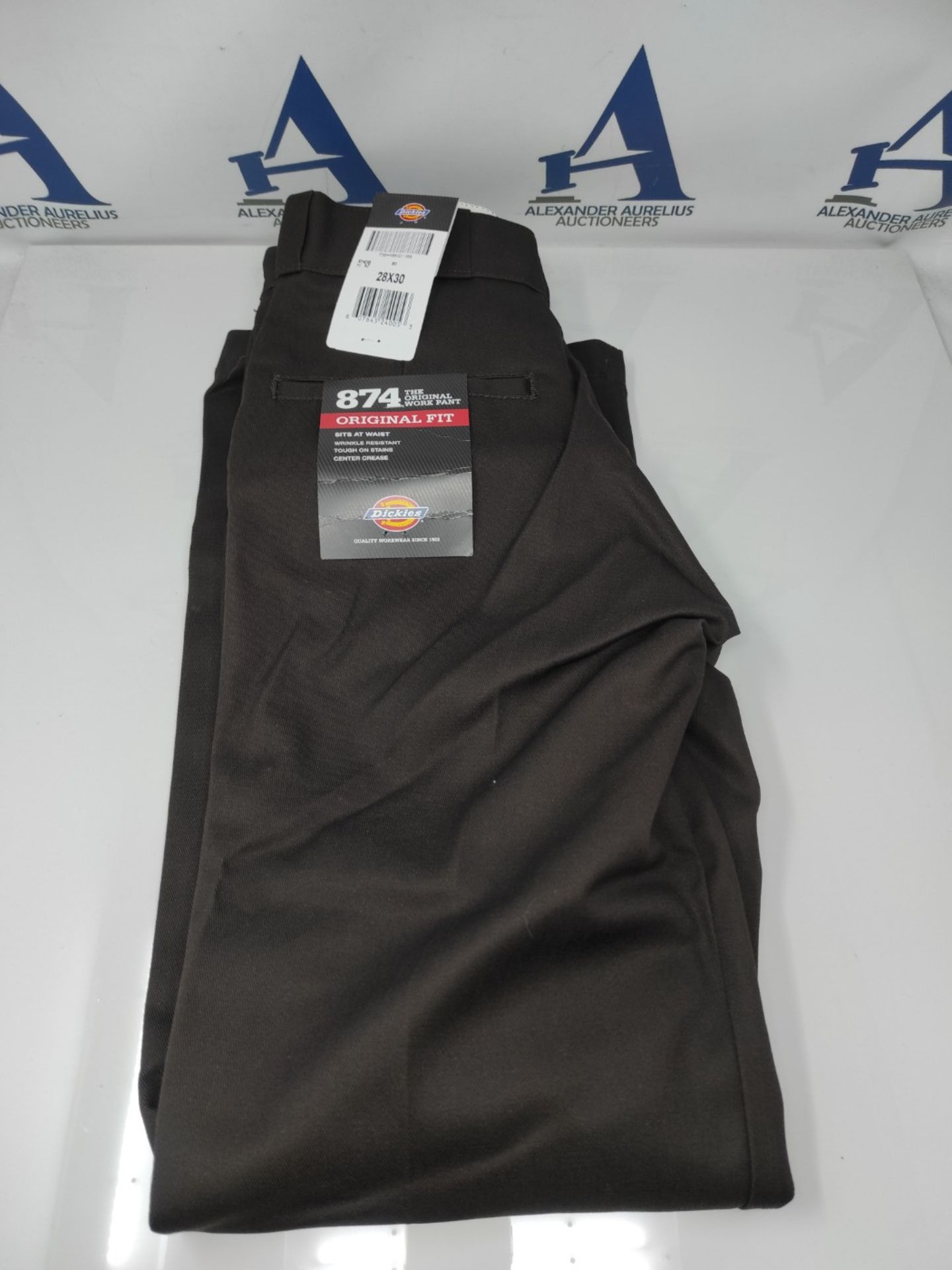 RRP £74.00 Dickies Men's Sportswear Male Pants Original Work, Brown (Dark Brown DB), 28W / 30L - Image 2 of 3