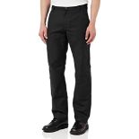 RRP £72.00 Carhartt Men's Rugged Professional Stretch Canvas Pants, Black, 34W / 32L EU