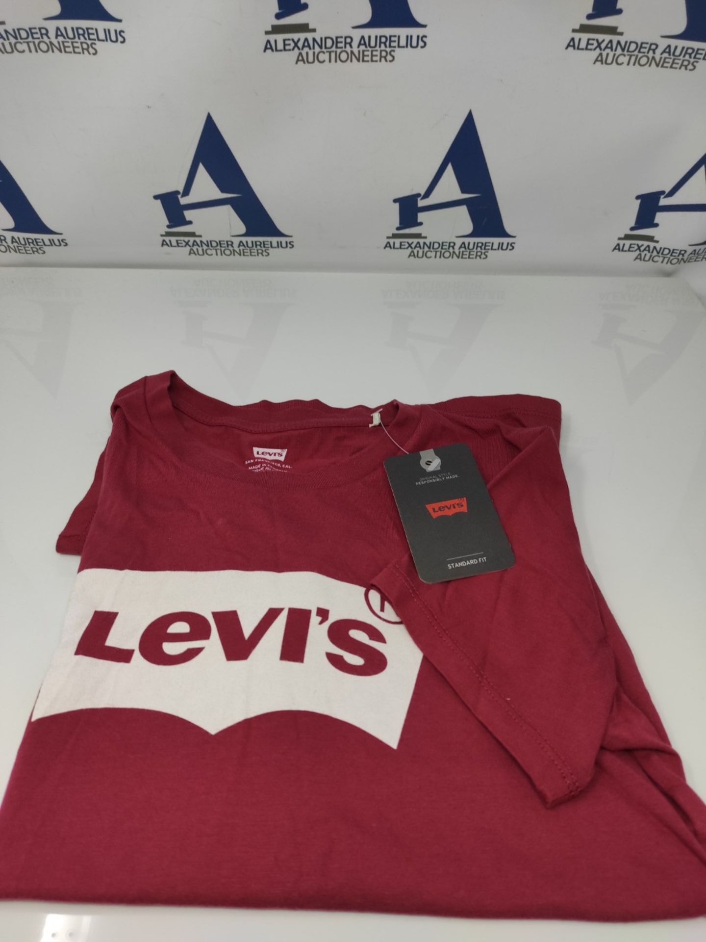 Levi's The Perfect Tee T-Shirt Women, Batwing Earth Red, XS - Image 2 of 3