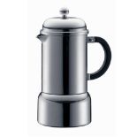 Bodum 10616-16 Chambord Italian Cafetière 3 Cups 0.18 L in Bright Stainless Steel