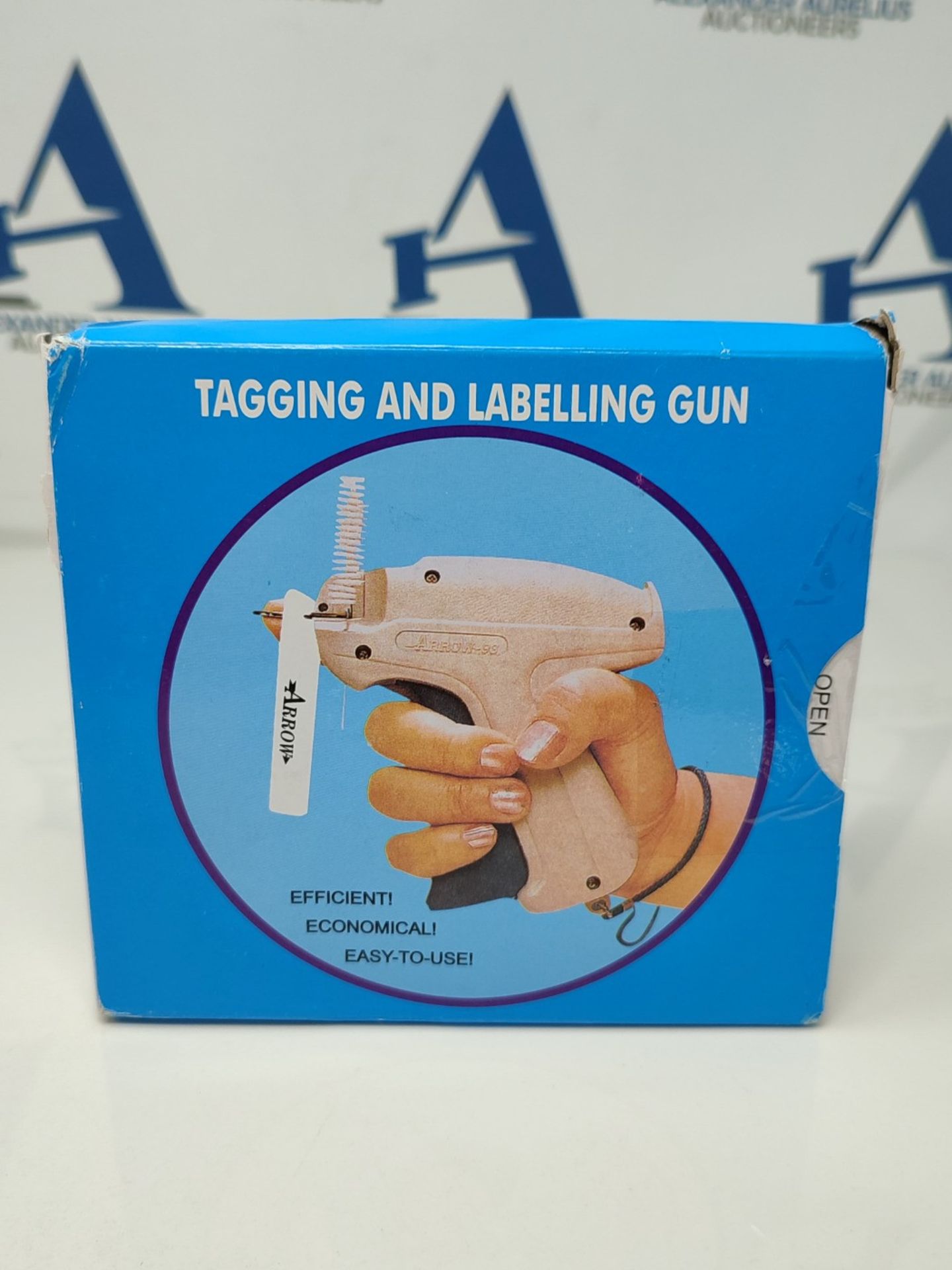 Arrow 9S Standard Tag Gun Labeling Pistol - Attaching labels & price tags in a set wit