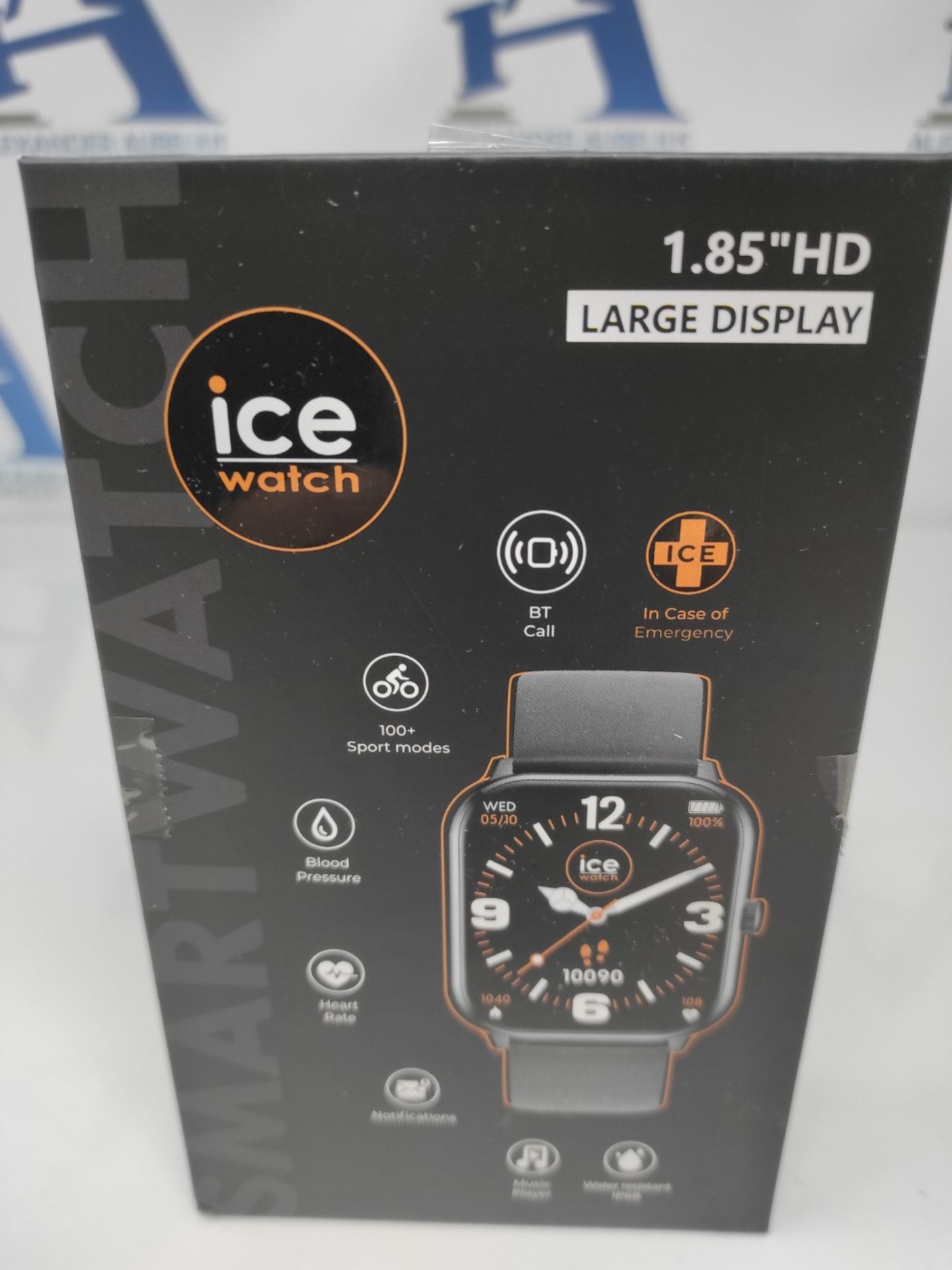 RRP £69.00 Ice-Watch - ICE smart Black navy - Black smartwatch for Men/Unisex with silicone strap - Image 2 of 3