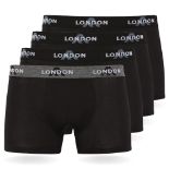 FM London (4 pack) Men's Boxer Shorts with Elastic Waistband Men's Underwear for Every