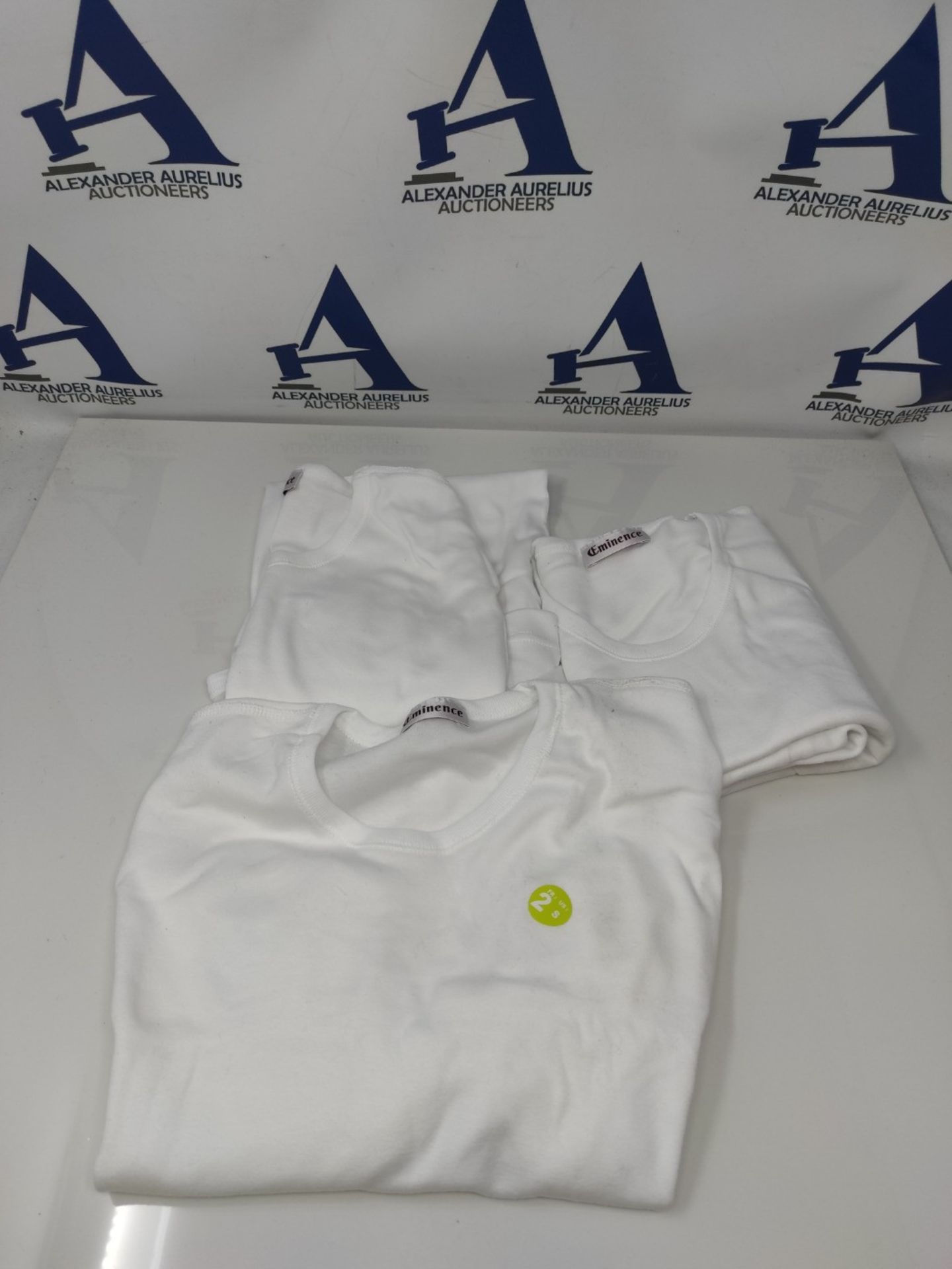 RRP £60.00 Eminence Men's Classic Promo Undershirt, White (Blanc/Blanc/Blanc/Blanc 0001), Size S - Image 3 of 3