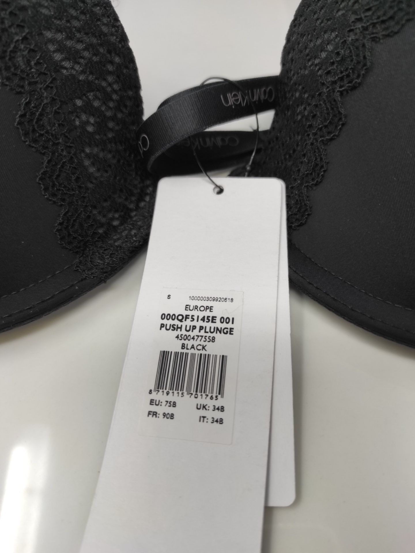 Calvin Klein Women's Push Up Plunge Bra 34B - Image 3 of 3