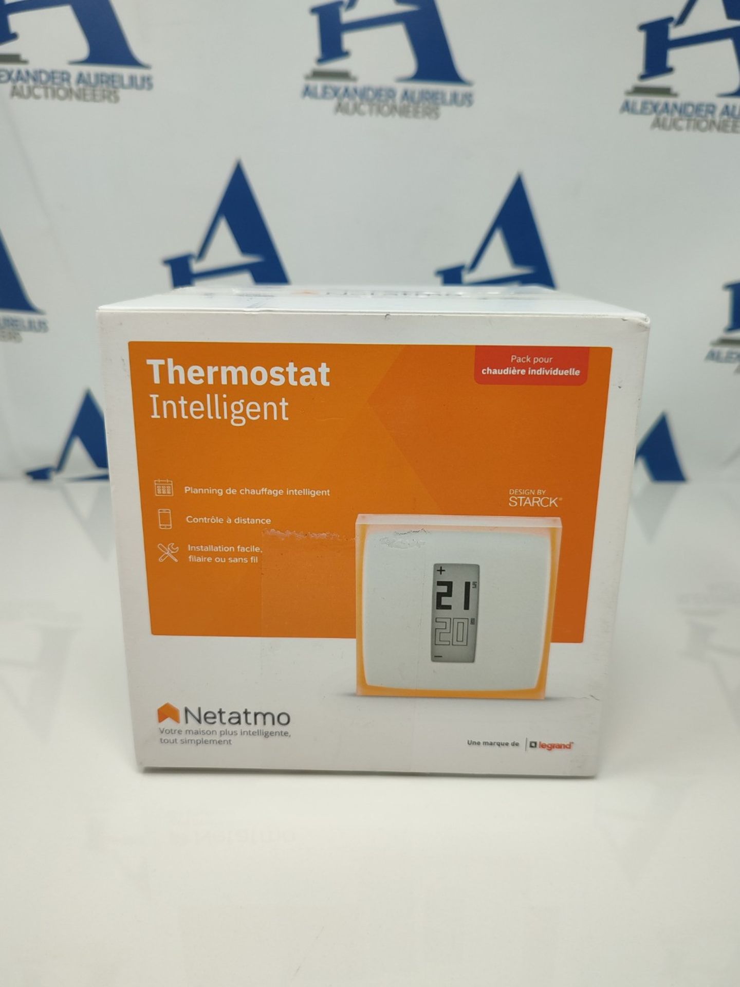 RRP £167.00 Netatmo Smart and Connected Thermostat for individual boilers, NTH01-FR-EC - Image 2 of 3