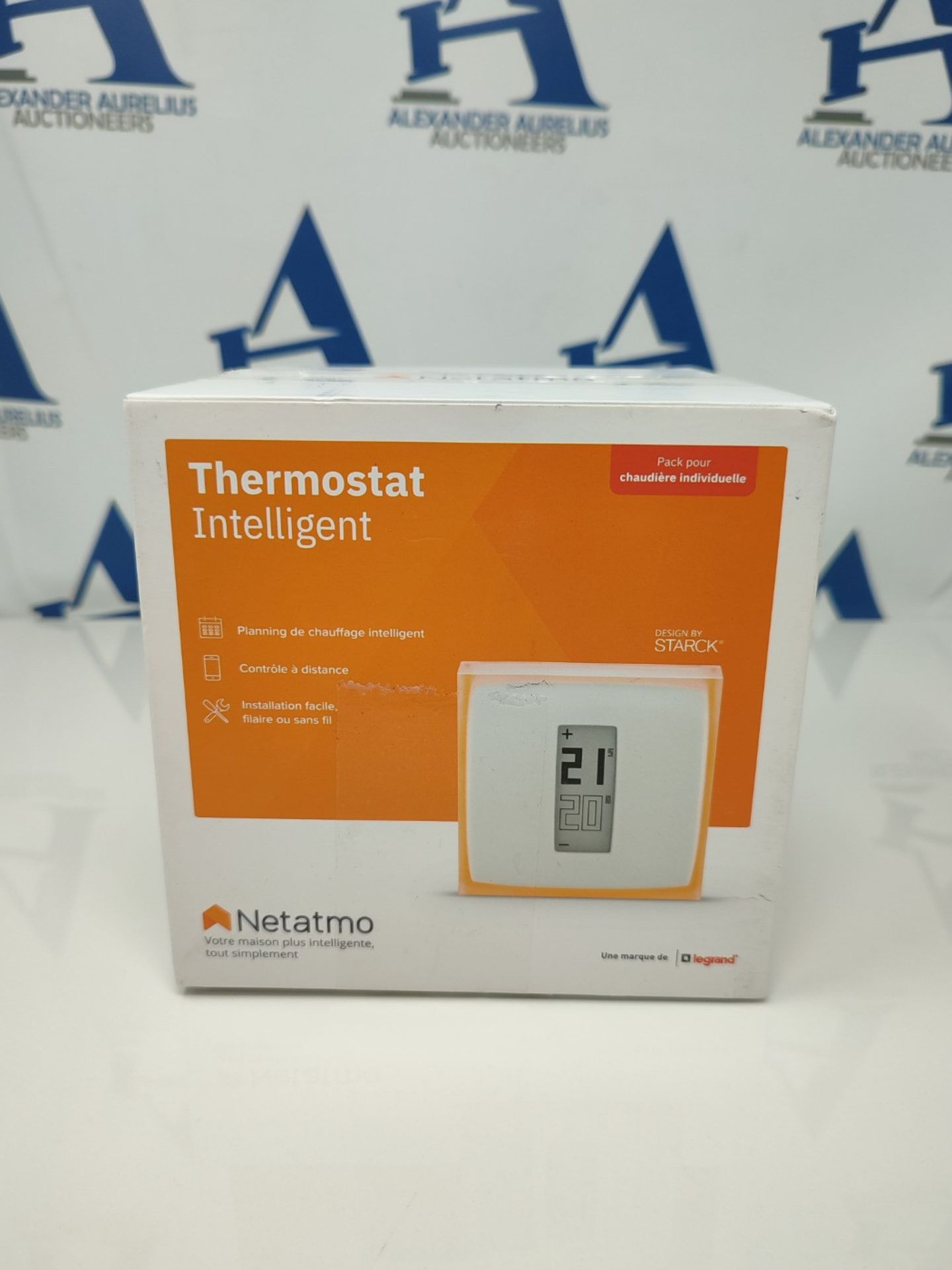 RRP £167.00 Netatmo Smart and Connected Thermostat for individual boilers, NTH01-FR-EC - Bild 2 aus 3