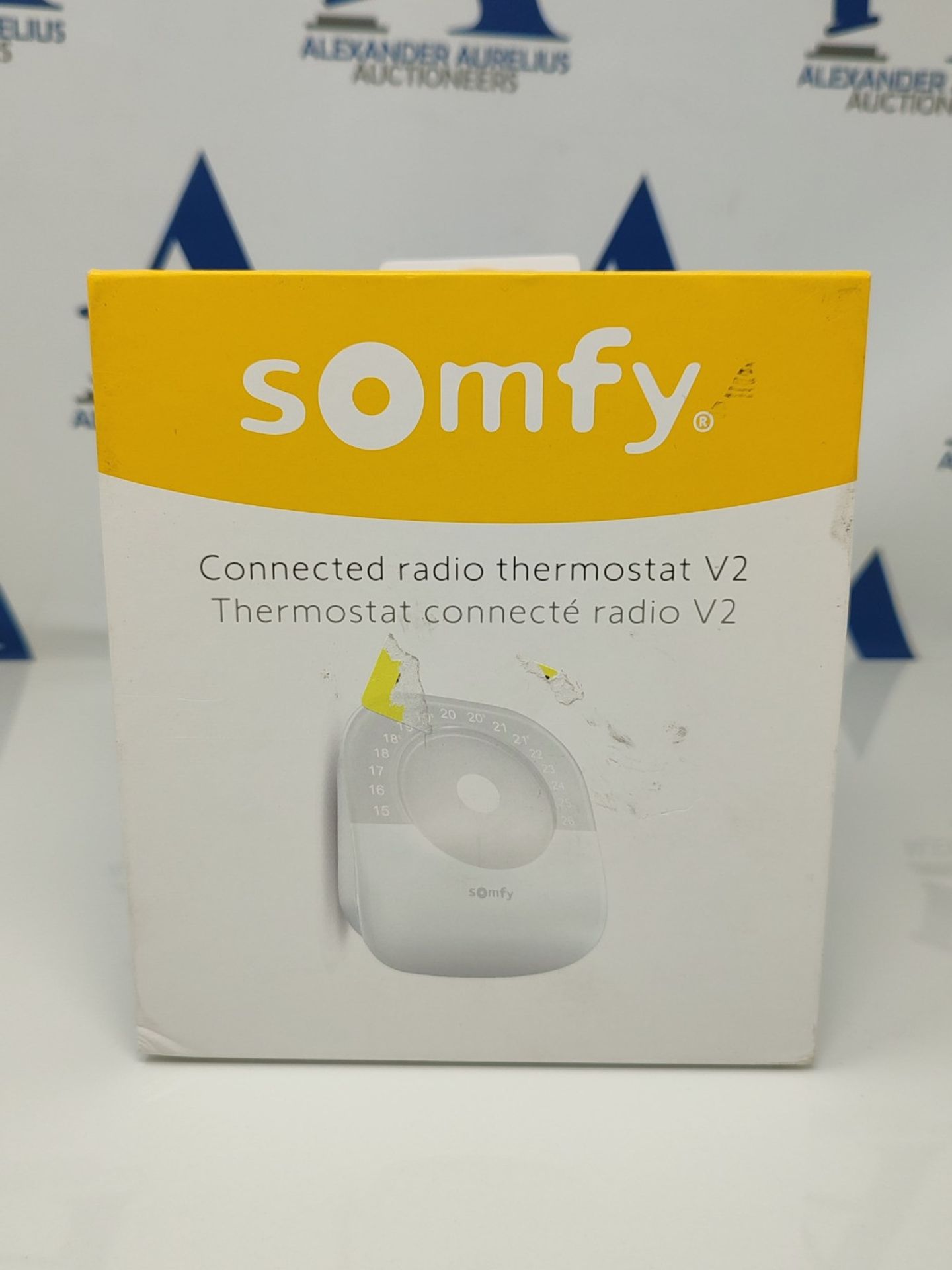 RRP £198.00 Somfy 1870775 - Connected Radio V2 Thermostat | Wireless | for Heating or Boiler | Dry - Bild 2 aus 3