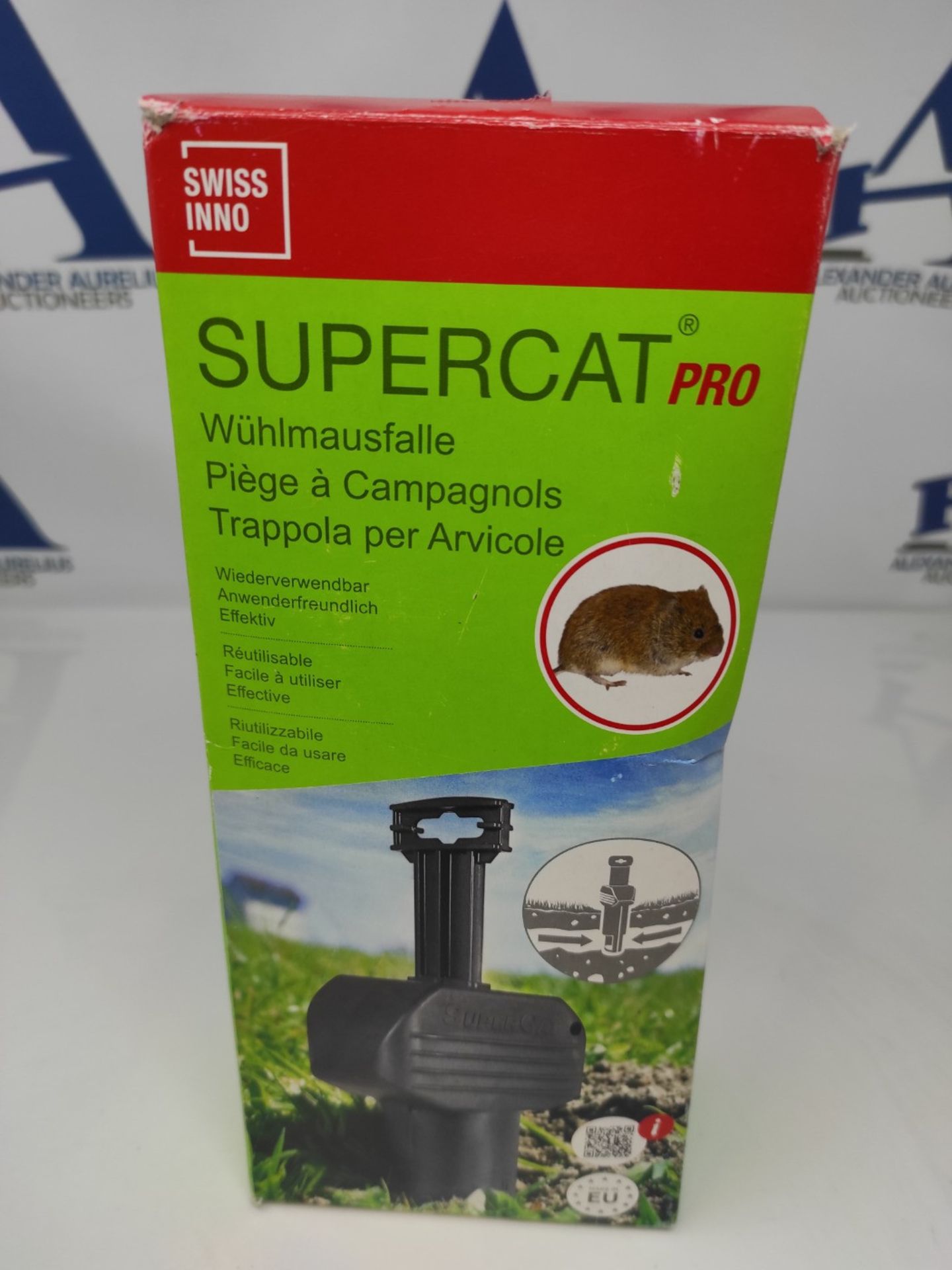 SWISSINNO Mole Trap PRO SuperCat. Controls moles and field mice - Very effective, Easy - Bild 2 aus 3