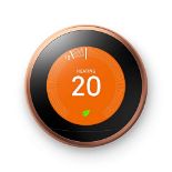 RRP £250.00 Google Nest Learning Thermostat 3rd Generation Copper, Can be Controlled Directly from