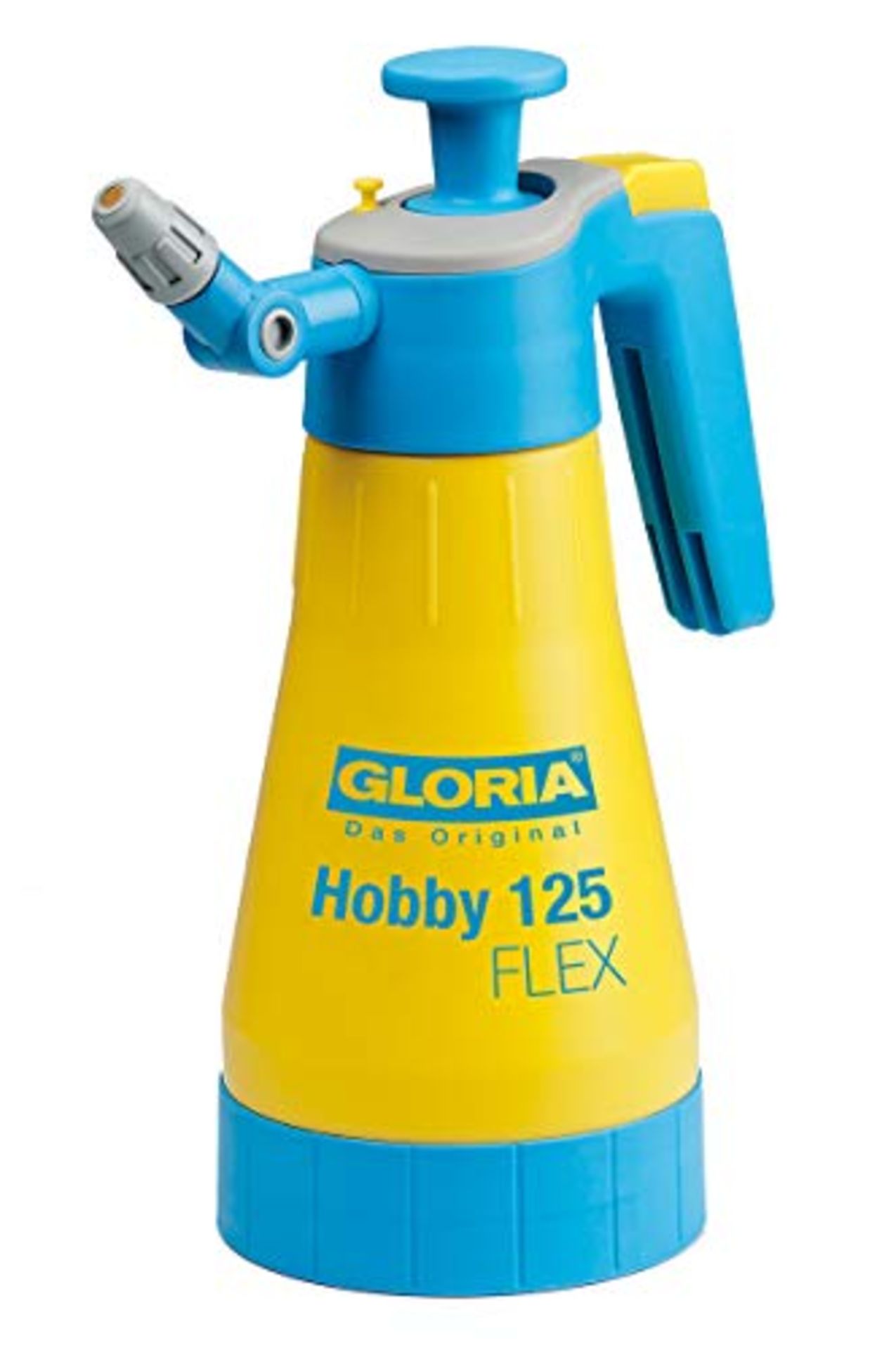 GLORIA Hobby 125 Flex, 1.25L Pressure Sprayer | 360° spraying | Garden Sprayer with F