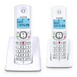 Alcatel F530 Duo, cordless phone with 2 handsets, call blocking, hands-free and two di