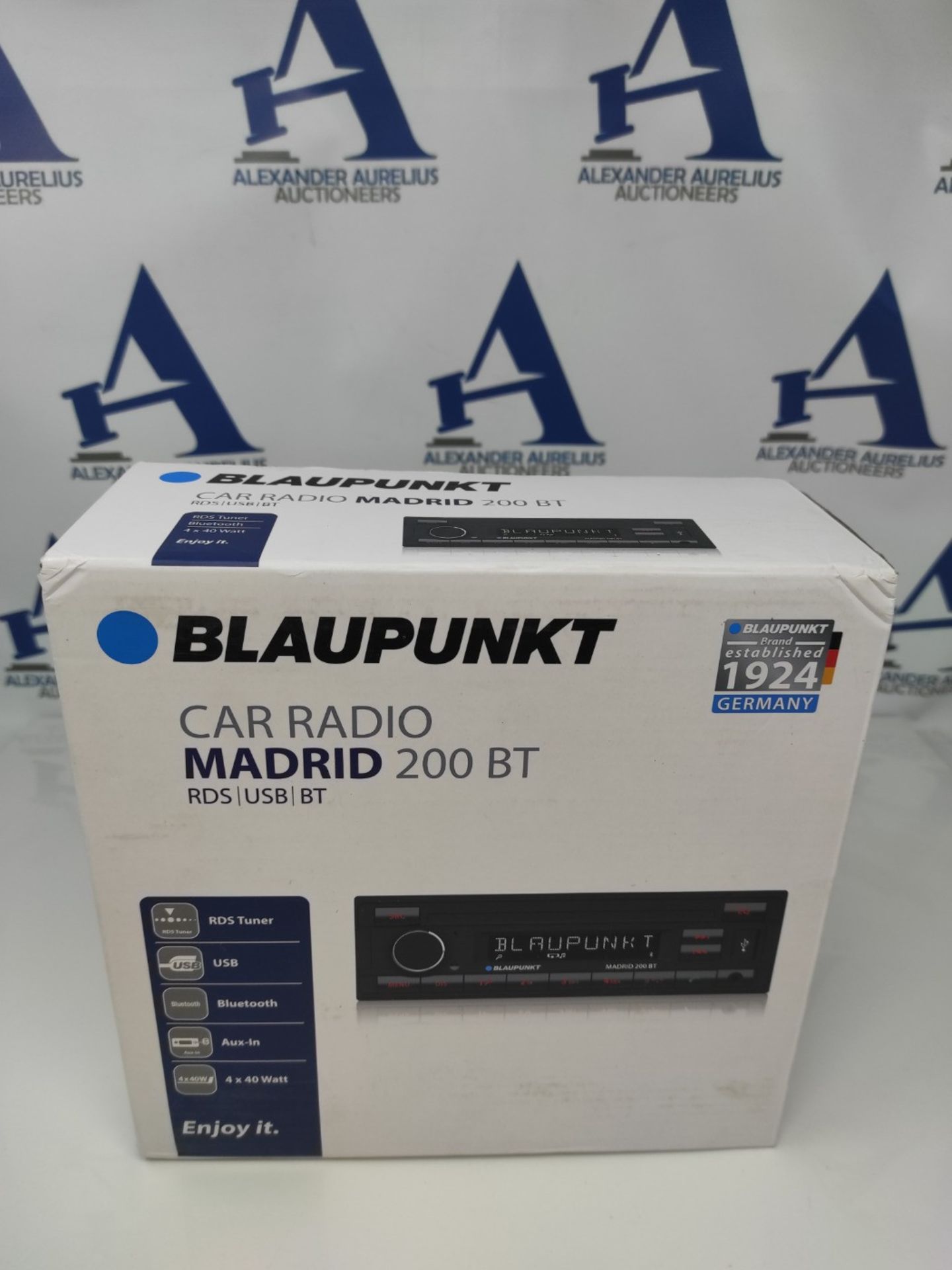 RRP £93.00 Blaupunkt Madrid 200 BT | Bluetooth, RDS tuner, hands-free calling, USB, Aux-In - Image 2 of 3