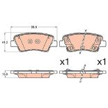 Trw GDB3594 Brake Pads