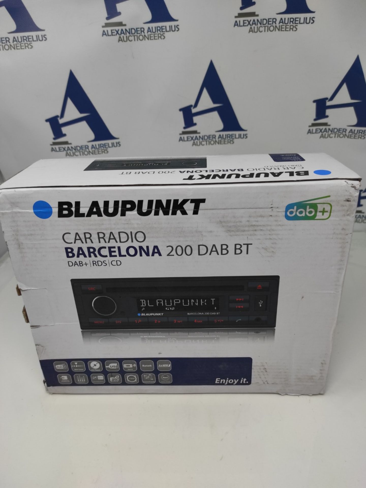 RRP £140.00 Blaupunkt Barcelona 200 DAB BT Car Radio with Bluetooth Hands-Free Calling, DAB+ Tuner - Image 2 of 3