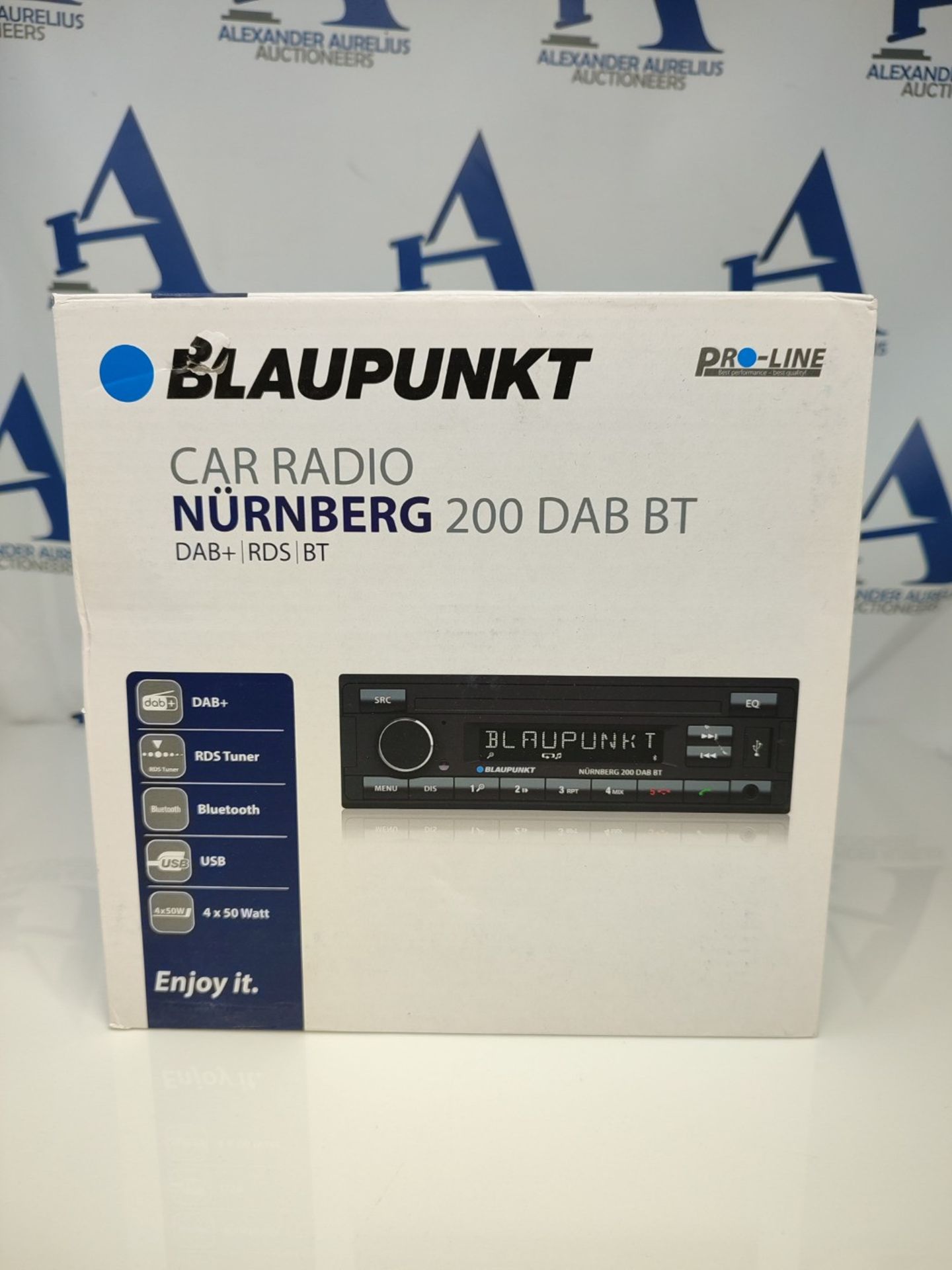 RRP £109.00 Blaupunkt Nürnberg 200 DAB BT car radio with Bluetooth hands-free system, DAB+ tuner. - Image 2 of 3