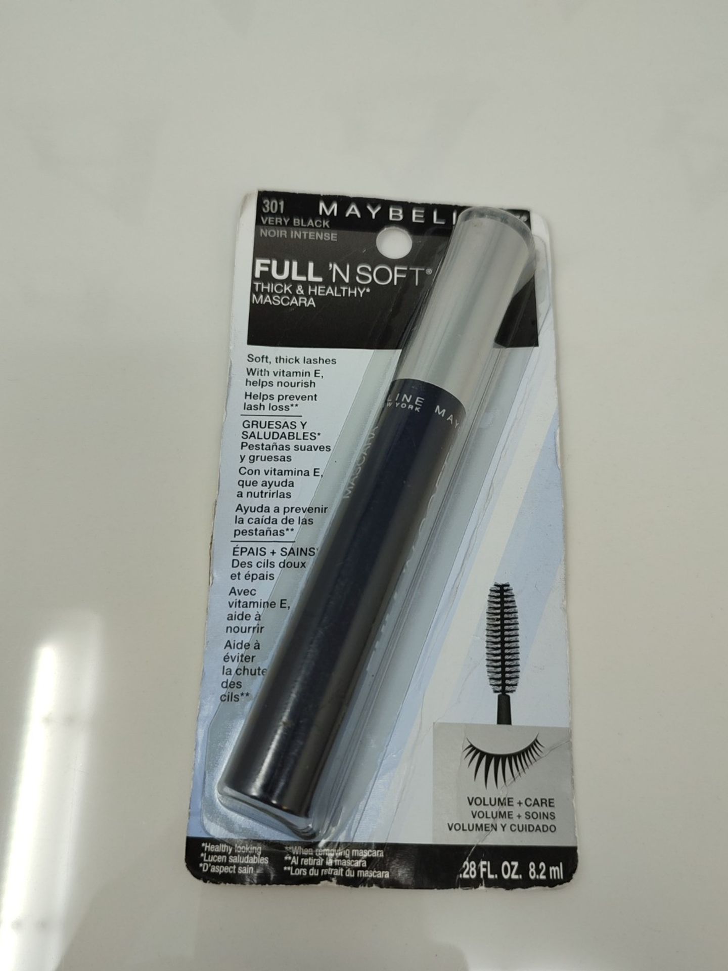 MAYBELLINE - Full 'N Soft Mascara 301 Very Black - 0.28 fl. oz. (8.2 ml) - Image 2 of 2