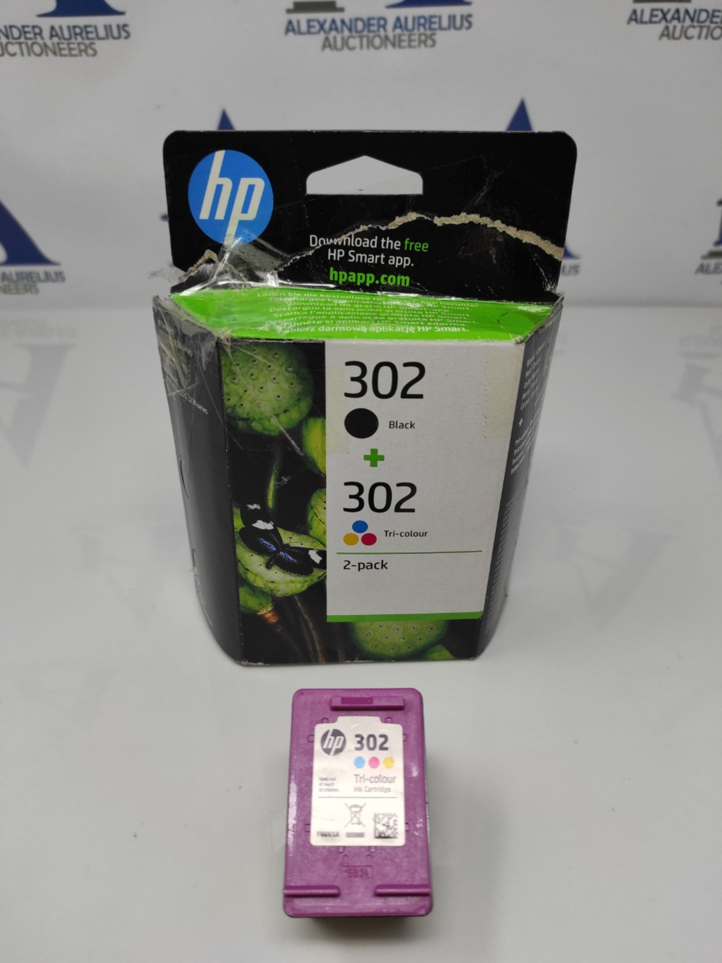 HP X4D37AE 302 Original Ink Cartridges, Black and Tri-color, 2 Count (Pack of 1) - Image 2 of 2