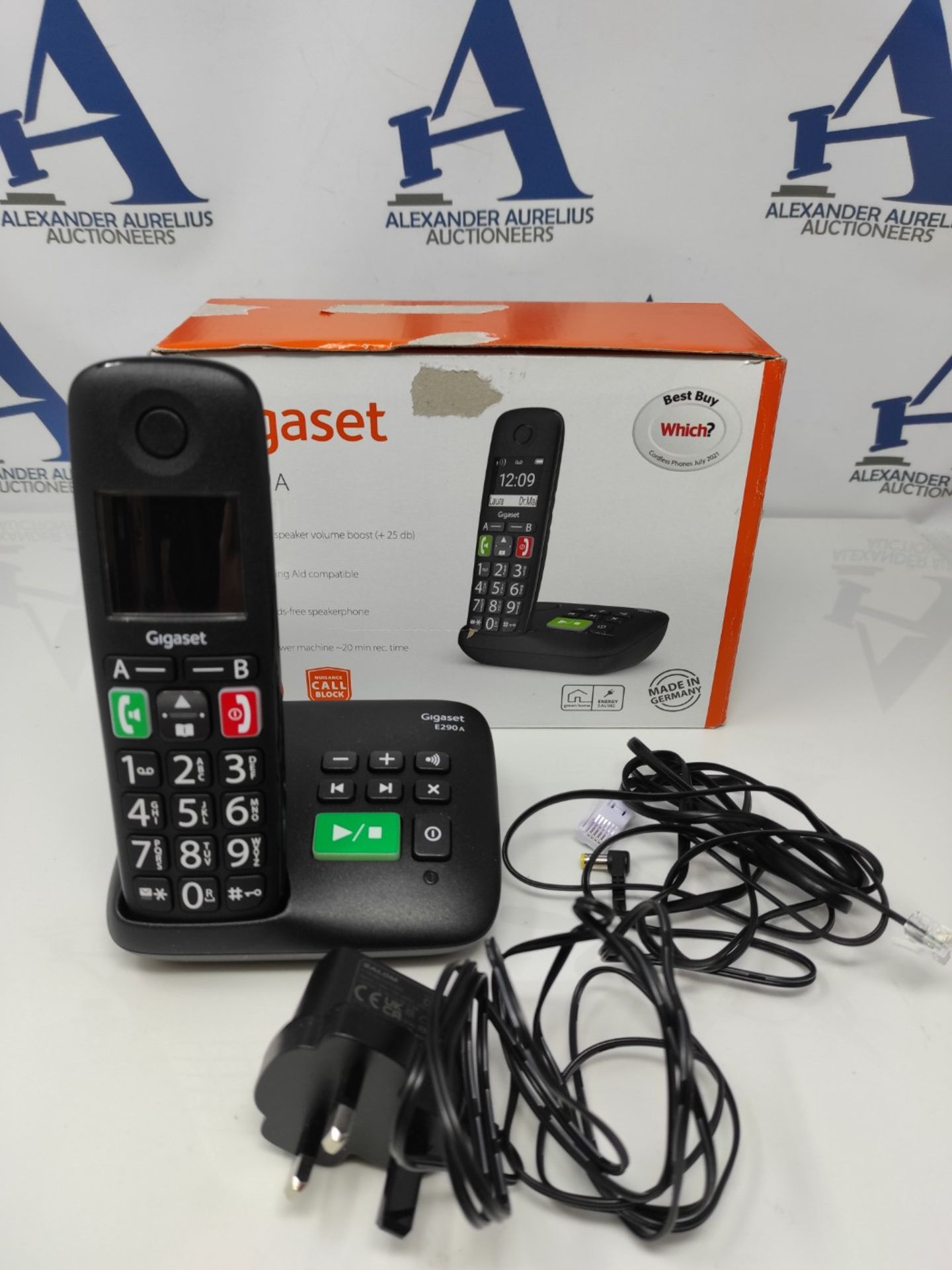 Gigaset E290A SINGLE - Allrounder Big Button Cordless Home Phone with Answer Machine a - Image 2 of 2