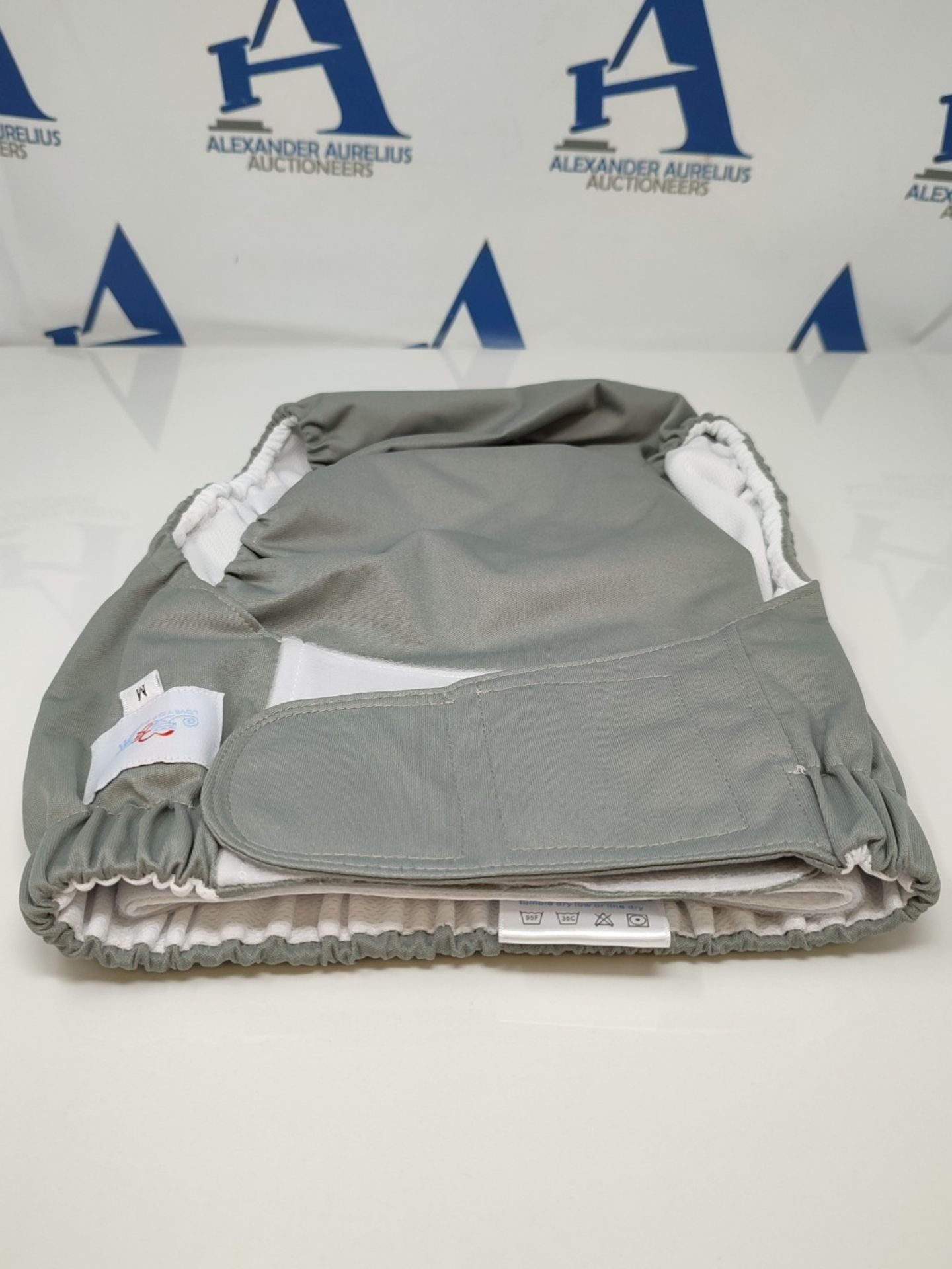 Milisten Reusable Diaper Adult Cloth Diaper Washable Elastic Adjustable Reusable Adult - Image 2 of 2