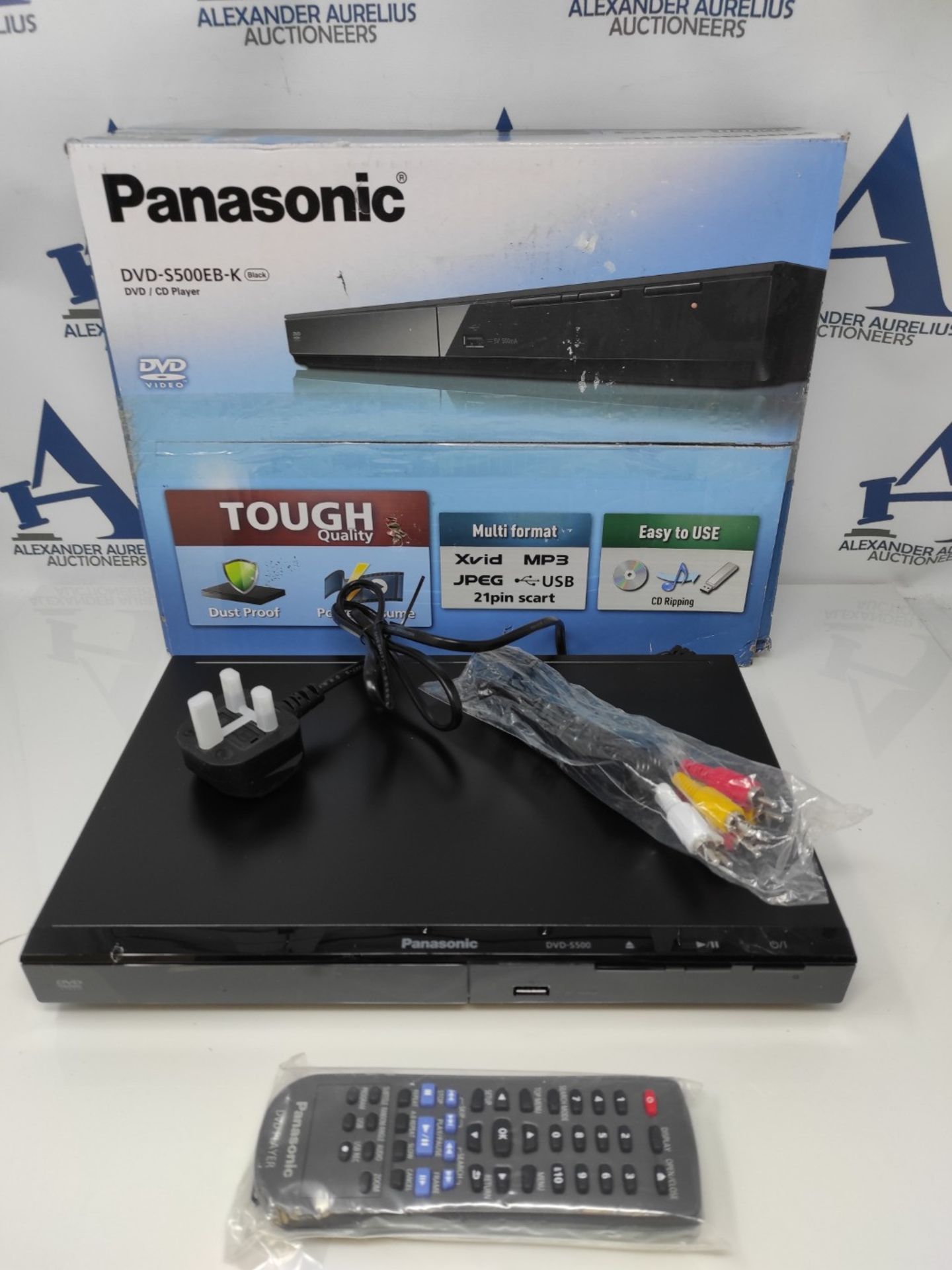 Panasonic DVD-S500EB-K DVD Player with Multi Format Playback - Image 2 of 2