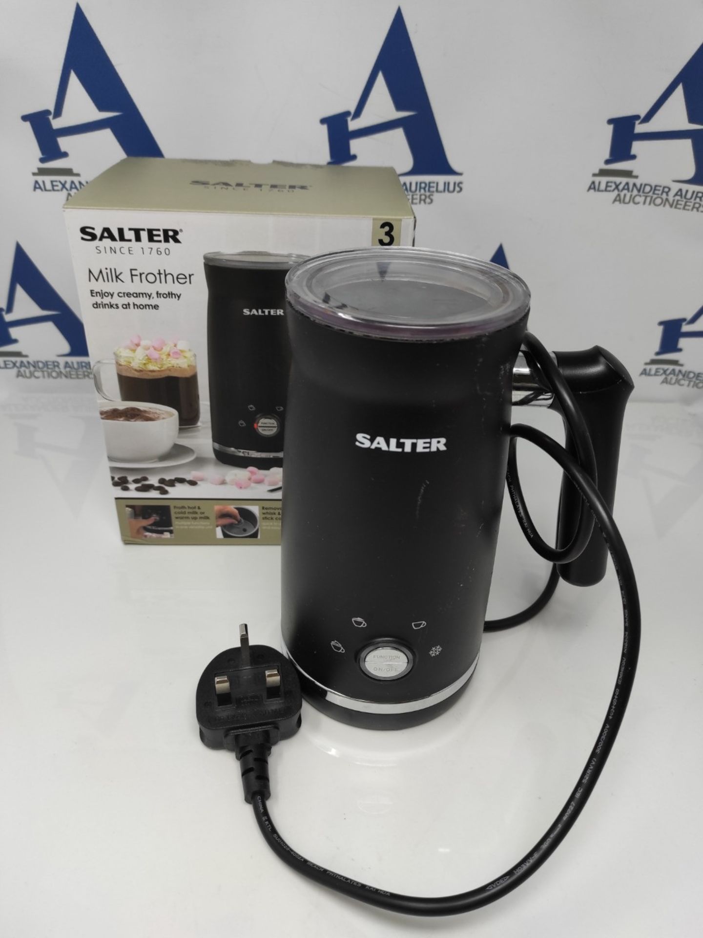 Salter EK4635 Electric Milk Frother - Automatic Milk Heater & Steamer, Non-Stick Remov - Image 2 of 2