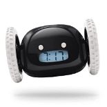 CLOCKY Alarm Clock on Wheels (Original) | Extra Loud for Heavy Sleeper (Adult or Kid B