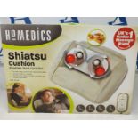 Homedics shiatsu cushion soothes tired muscles