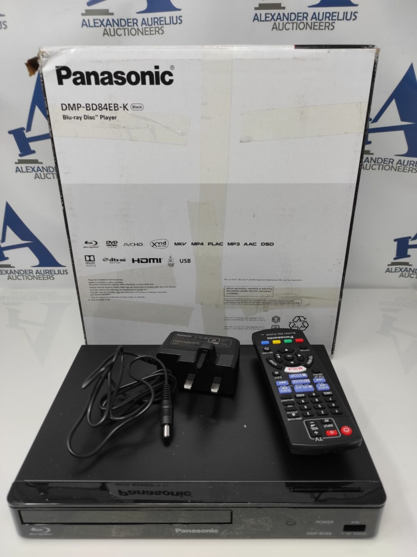 RRP £69.00 Panasonic DMP-BD84EB-K Smart Network 2D Blu-ray Disc/DVD Player - Black - Image 2 of 2
