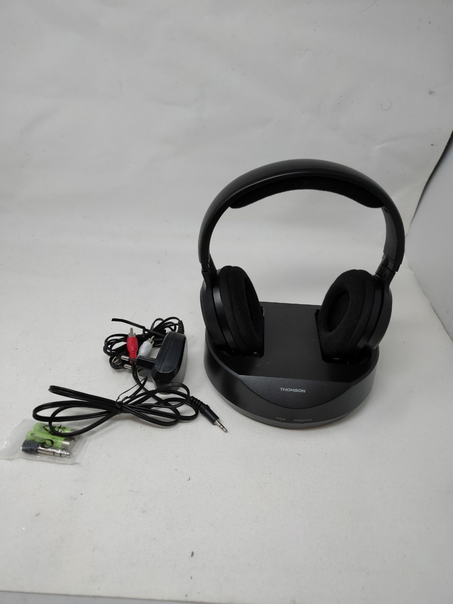 RRP £58.00 Thomson WHP 3001 Wireless Headphones for Portable Music Players 863 MHz, Black - Image 3 of 3