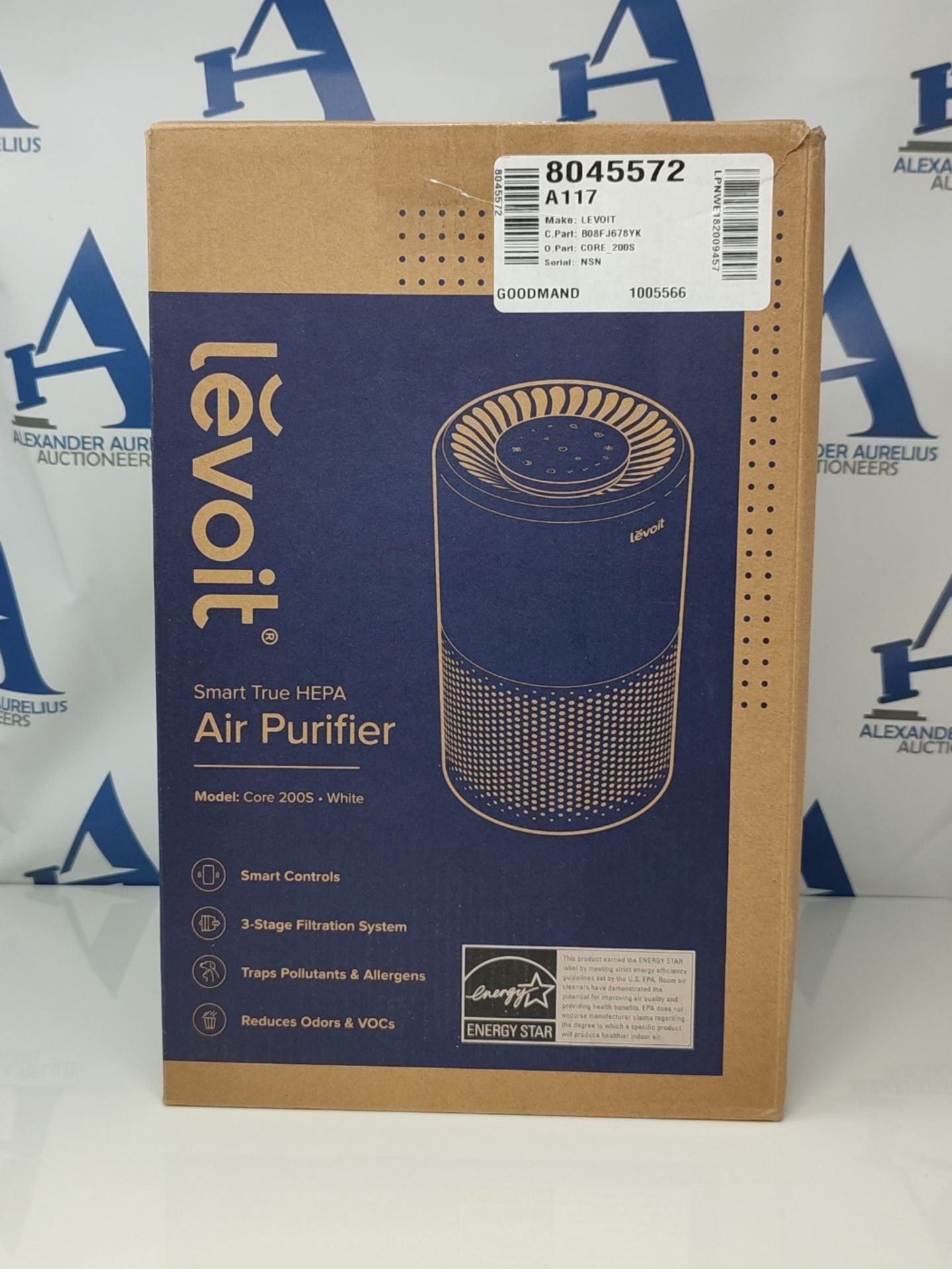 RRP £76.00 LEVOIT Smart WiFi Air Purifier for Home, Alexa Enabled H13 HEPA Filter, CADR 170m³/h, - Image 2 of 3