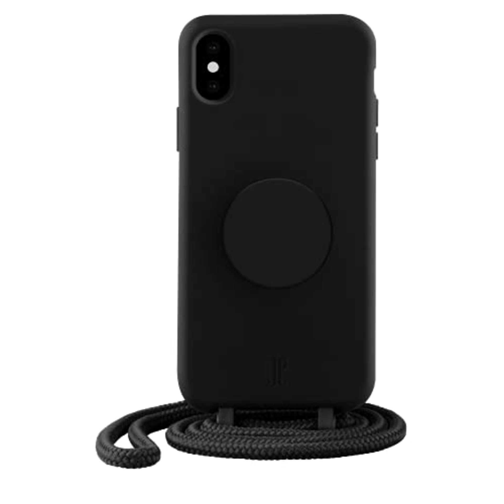 PopSockets x Just Elegance - Phone Case for iPhone X/XS with a Removable Braided Neckl